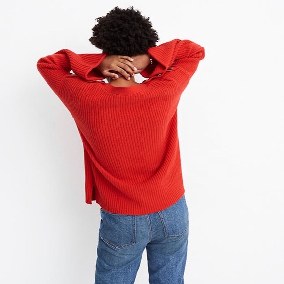 NWT Madewell Calloway Boatneck  Sweater - Picture 4 of 4